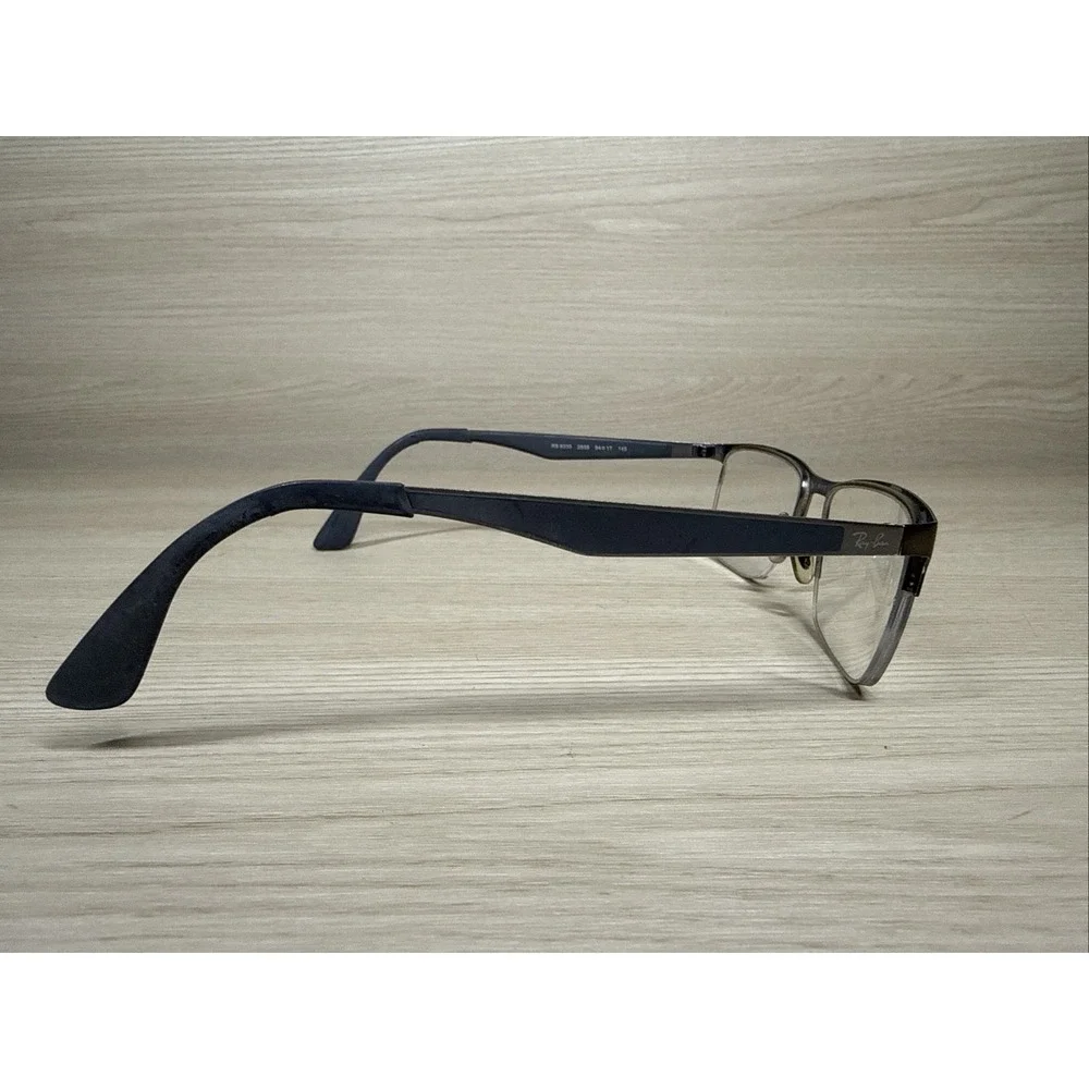 RAY-BAN RB6335 2855 Gray Matte Half Rim‎ 54-17-145 Eyeglasses Frame ONLY