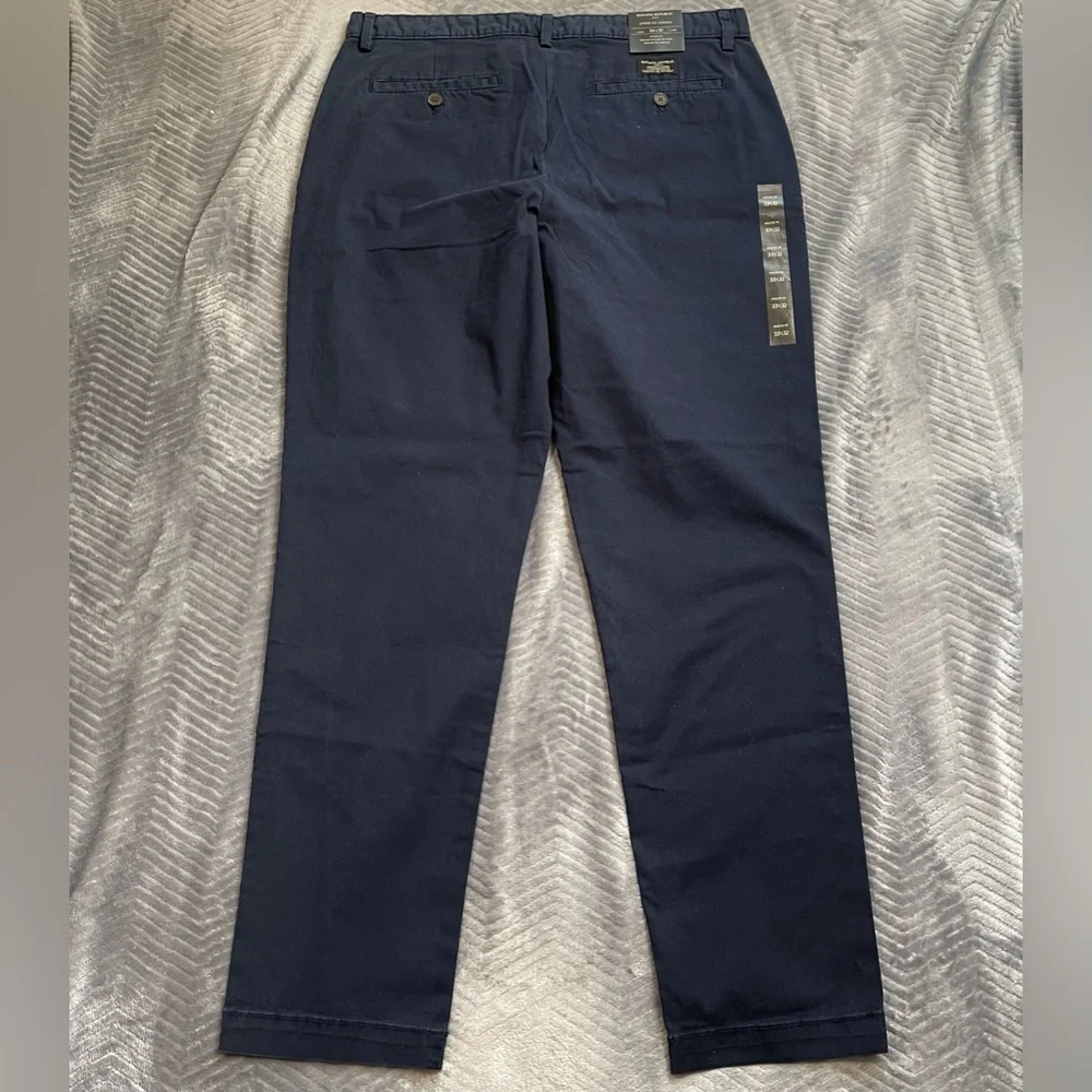 Banana Republic Pants NWT‎ 35x32 Men’s Lived In Chino Navy Blue Athletic Fit