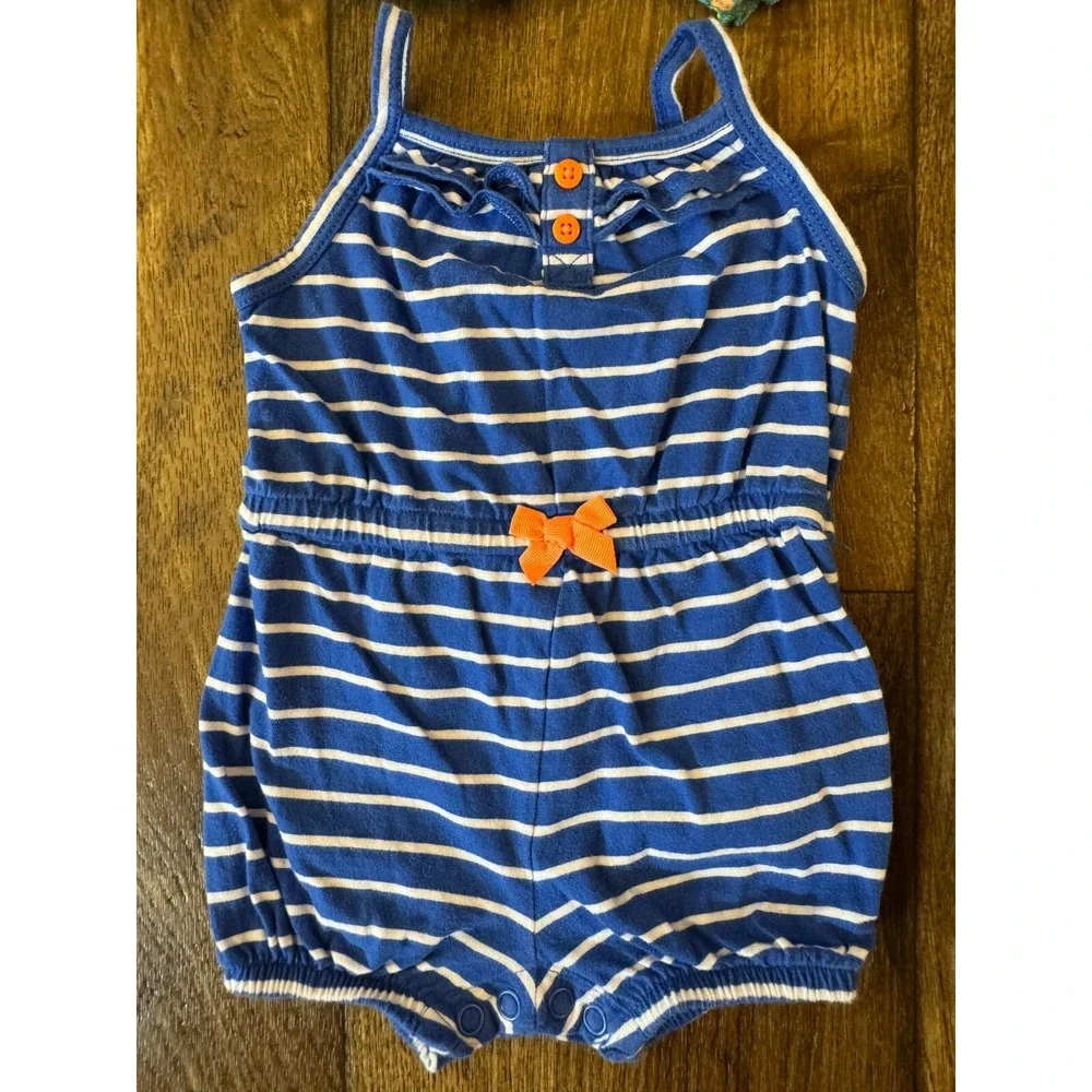 Carters Baby Girl Clothes Lot 3 Months Rompers Outfits Summer‎ Bundle Strawberry