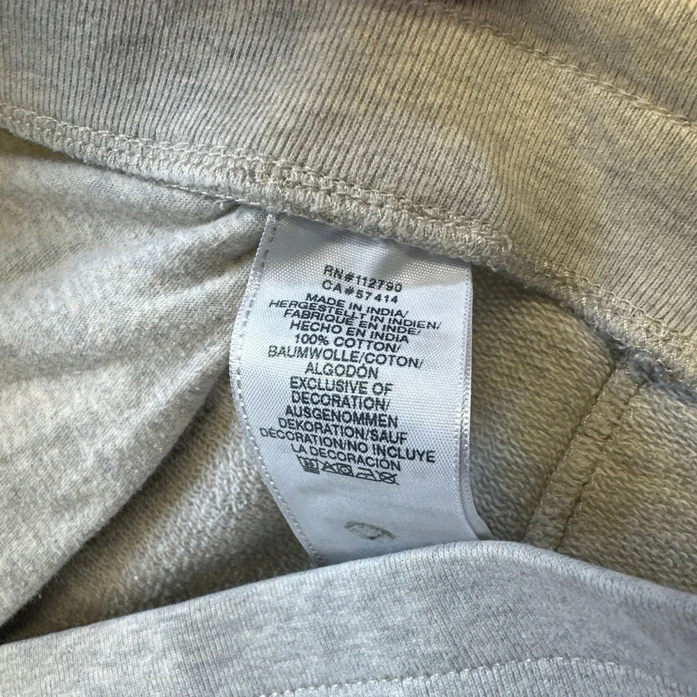 True Religion Joggers Mens XL Heather Gray Cotton Sweatpants Logo Drawstring‎