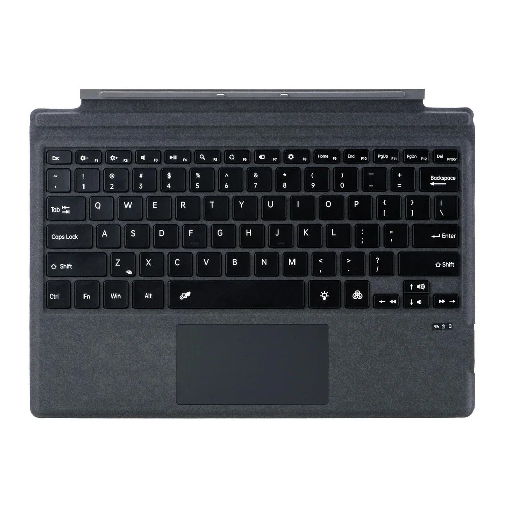 Zoof Wireless Bluetooth Keyboard for Surface Pro 3/4/5/6/7/7+ Charcoal Touchpad