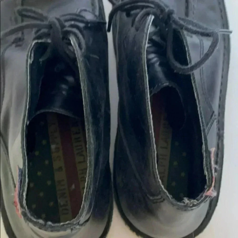Ralph Lauren Denim Supply‎ 10D men’s black leather boots