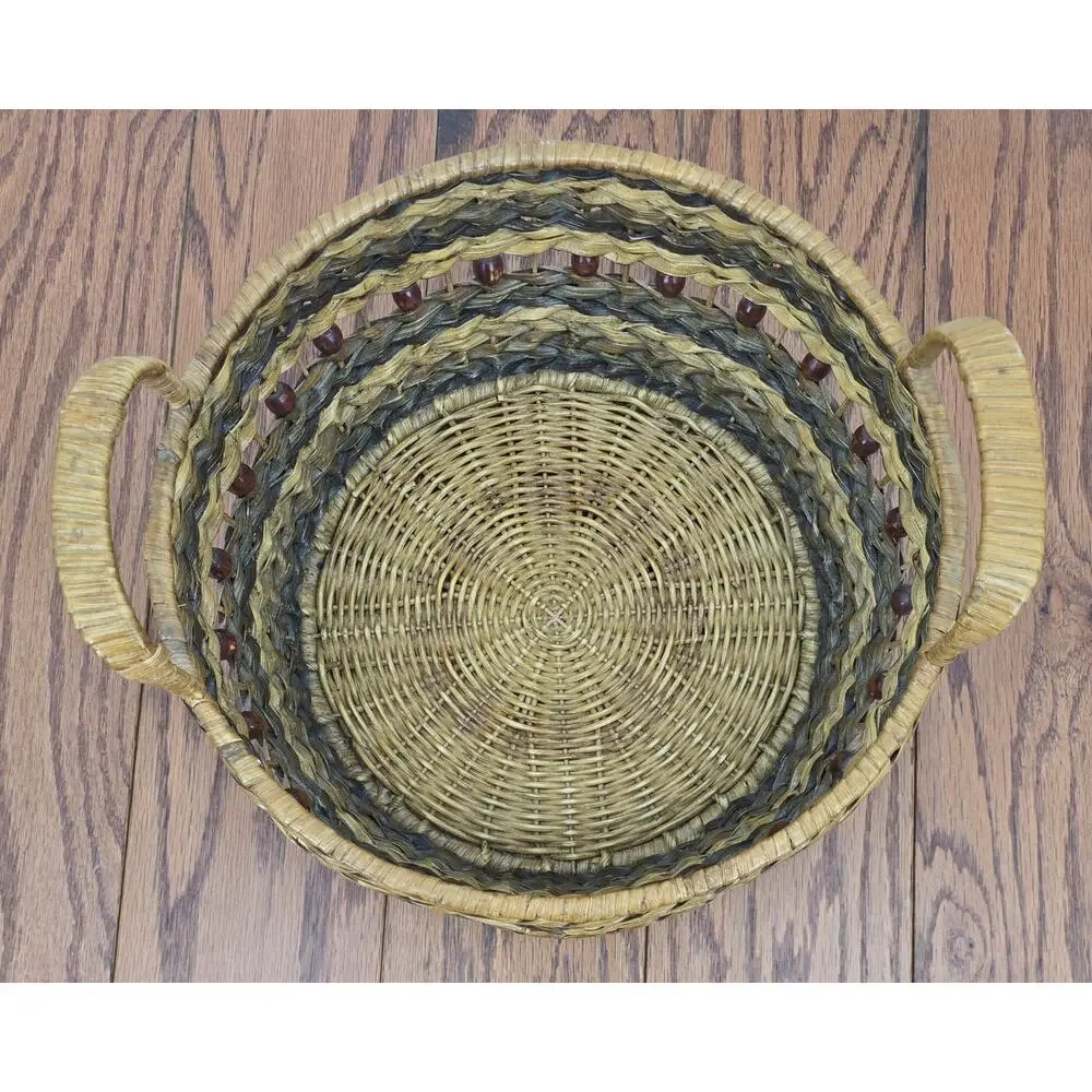 Vintage Woven Basket‎ with Handles