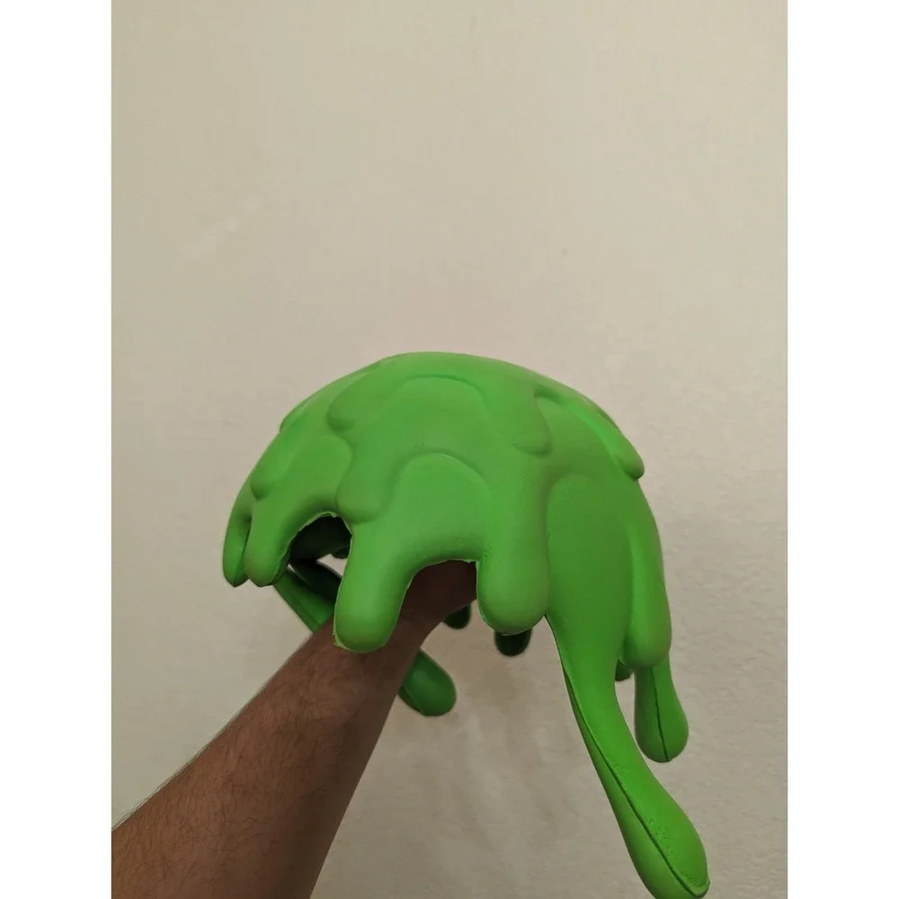 3D Nickelodeon‎ Slime Hat Helmet Slimehead Foam Green 2022 Christmas NFL LA Rams