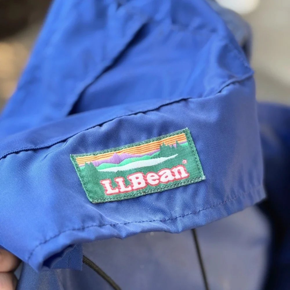 Vintage LL Bean Junior External Frame Hiking Camping Backpack Logo Teal Blue 80s