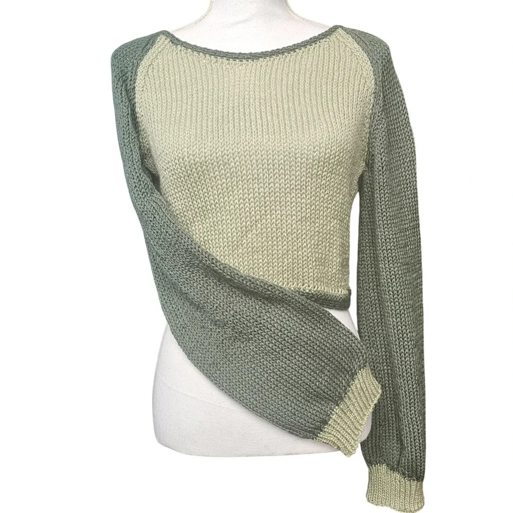 Handmade cropped knit