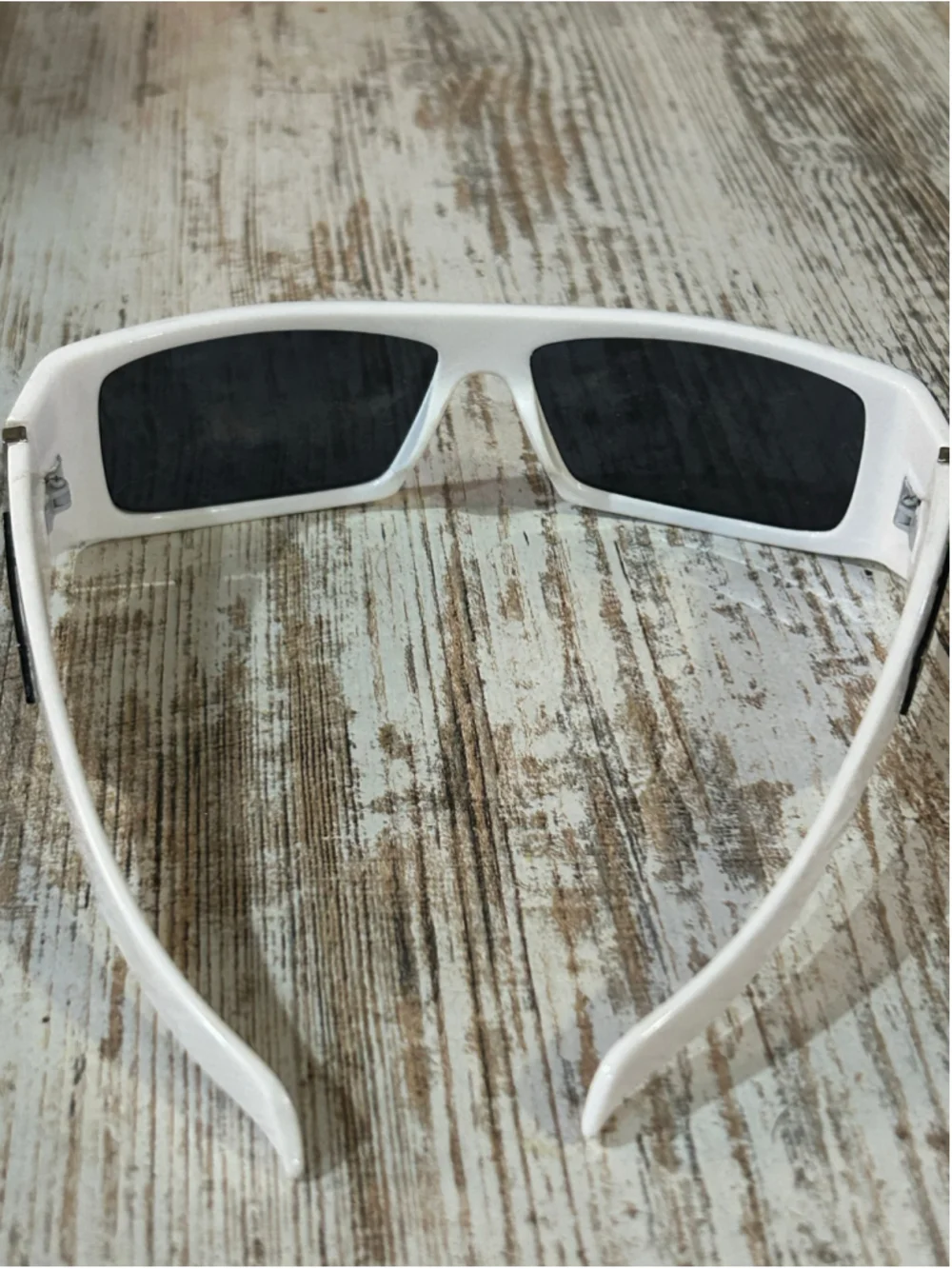 Men's Locs Sunglasses One Size White and Black