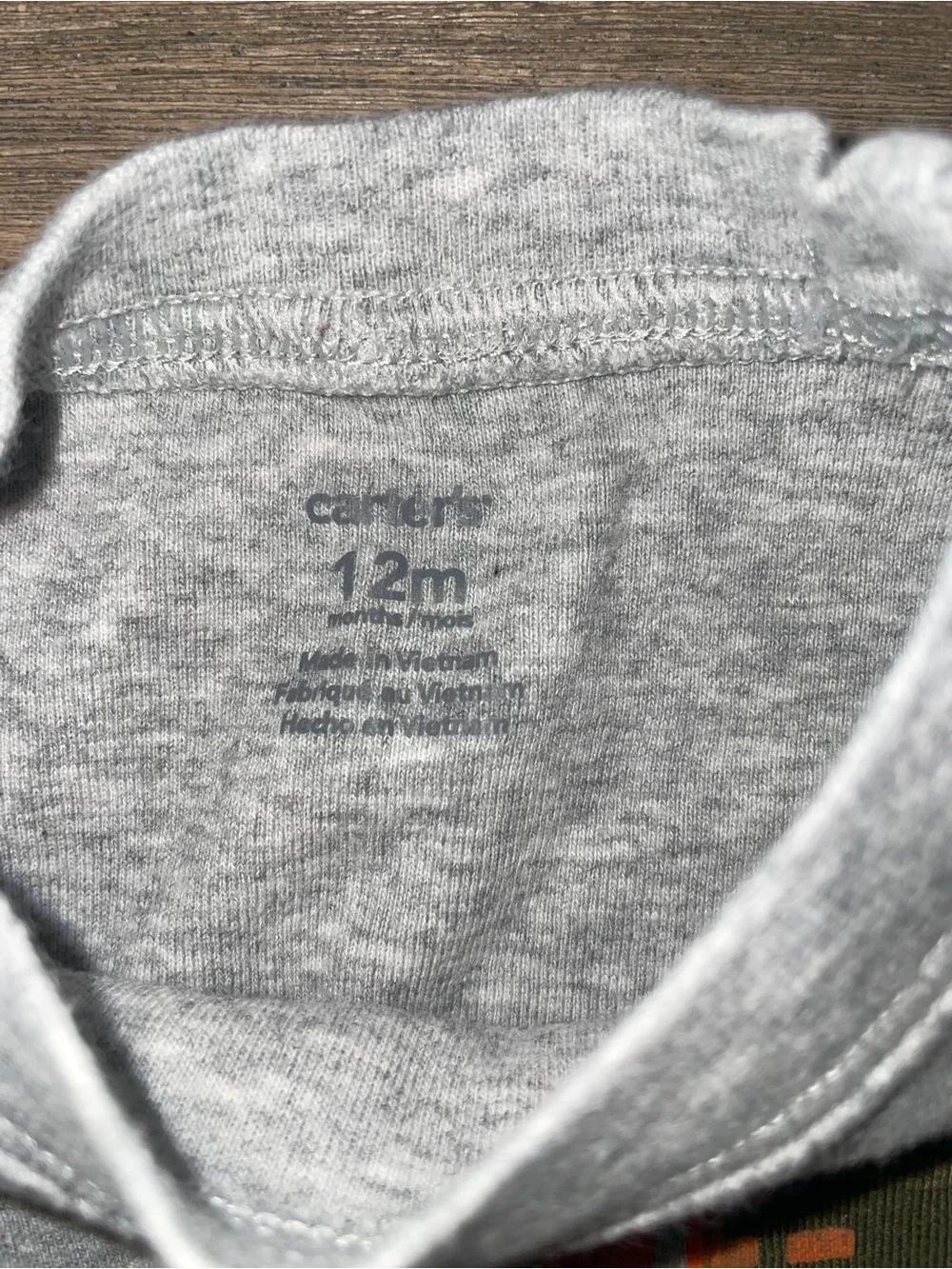 Carters light gray