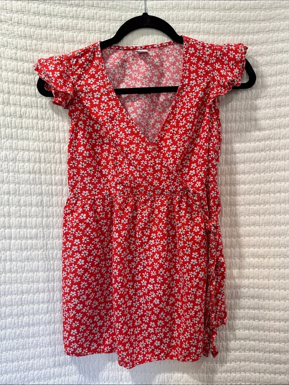 Old Navy red wrap