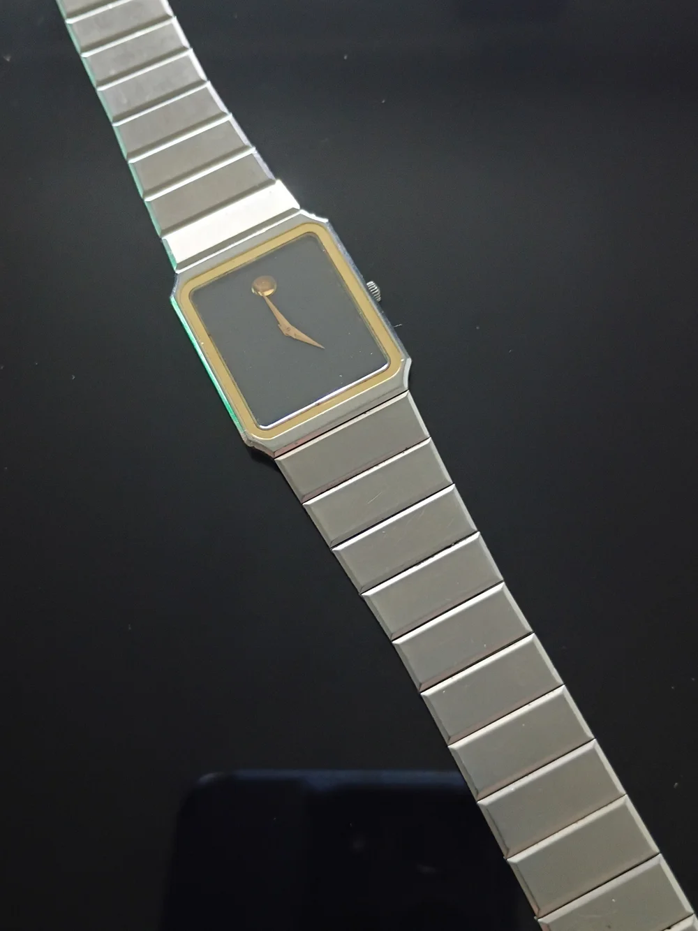 Movado slim rectangular