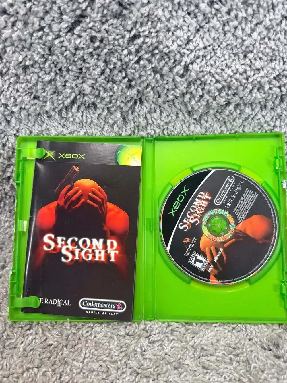 Second Sight for Microsoft Xbox (Complete with Manual)