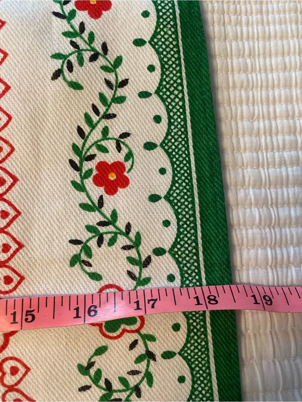 Vintage cotton tea