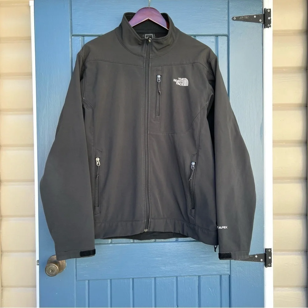 The North Face used velcro