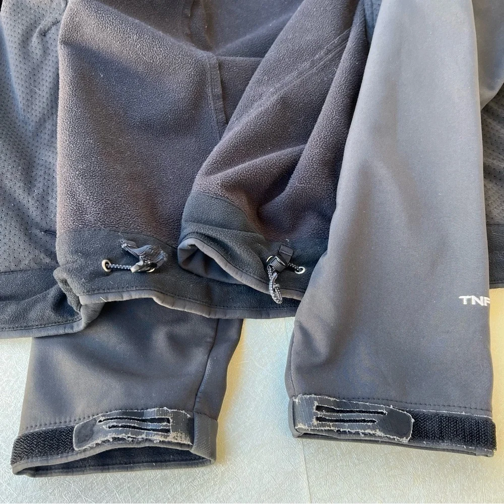 The North Face used velcro