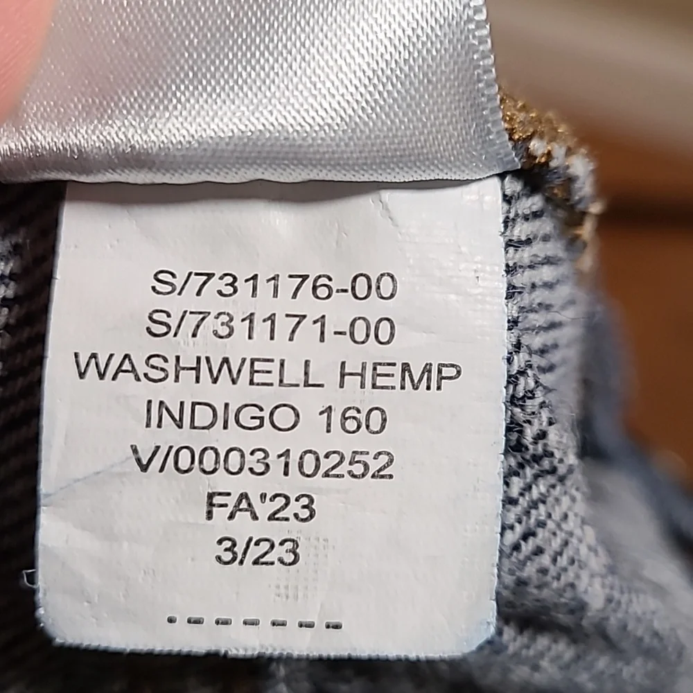 Banana‎ Republic Hemp Cotton 90s Straight Fit Mens Jeans 30x32(29x29)