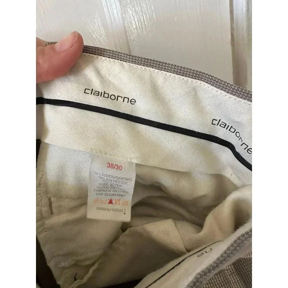 Claiborne Men’s size 38 x 30 khaki pants