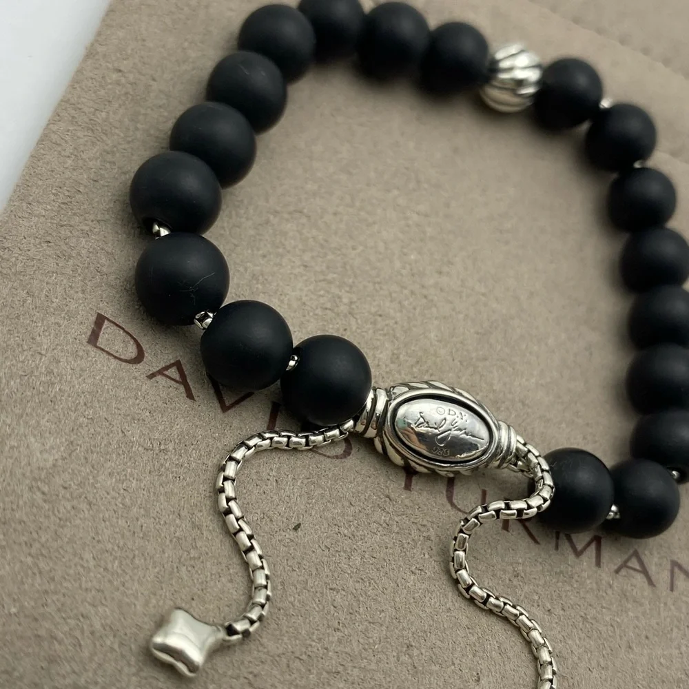 DAVID YURMAN Bracelet 8mm Mate Black Onyx