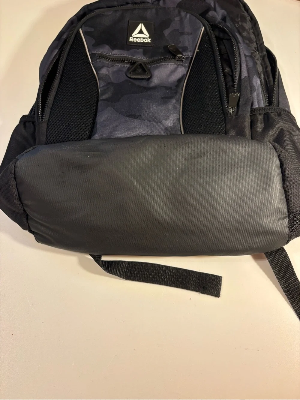 Reebok Black & Gray Camo Men's Backpack