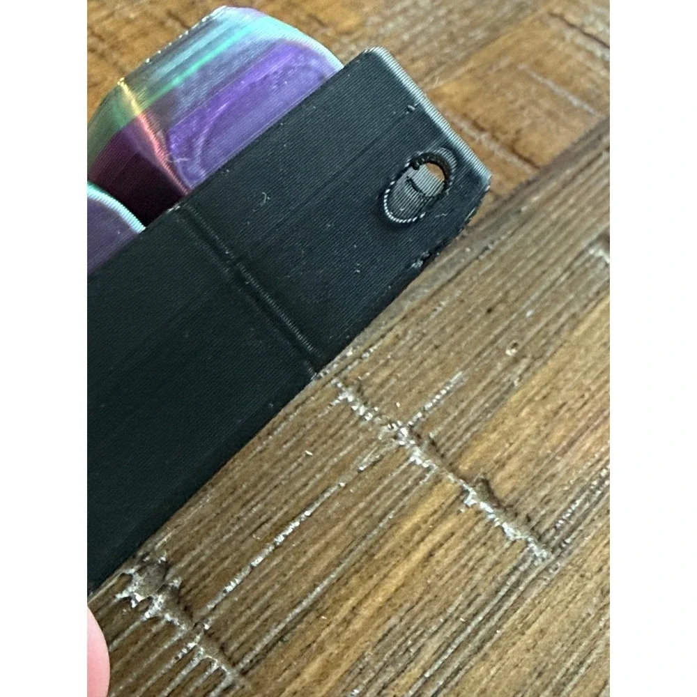 LOT Custom 3D Printed Artisan Keycaps Iridescent Purple Green Macro Pad 3-Key