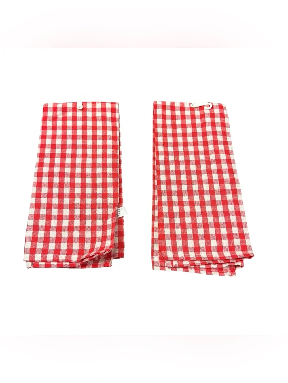 Sunweave Halloween Black Cat Gingham Kitchen Towels Set of 2 NWT Cotton