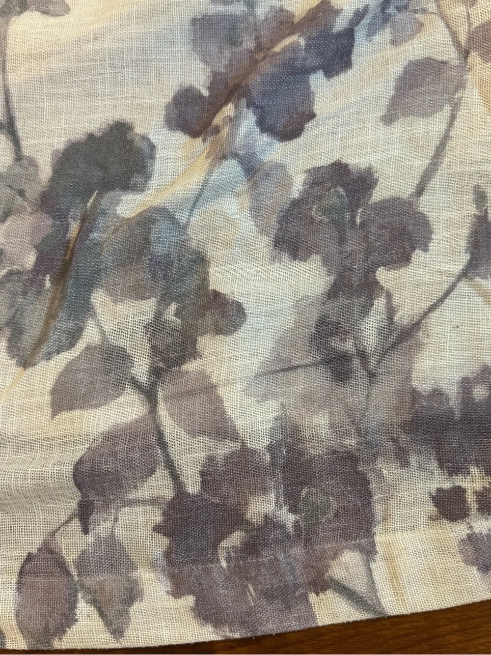 Set of five curtains