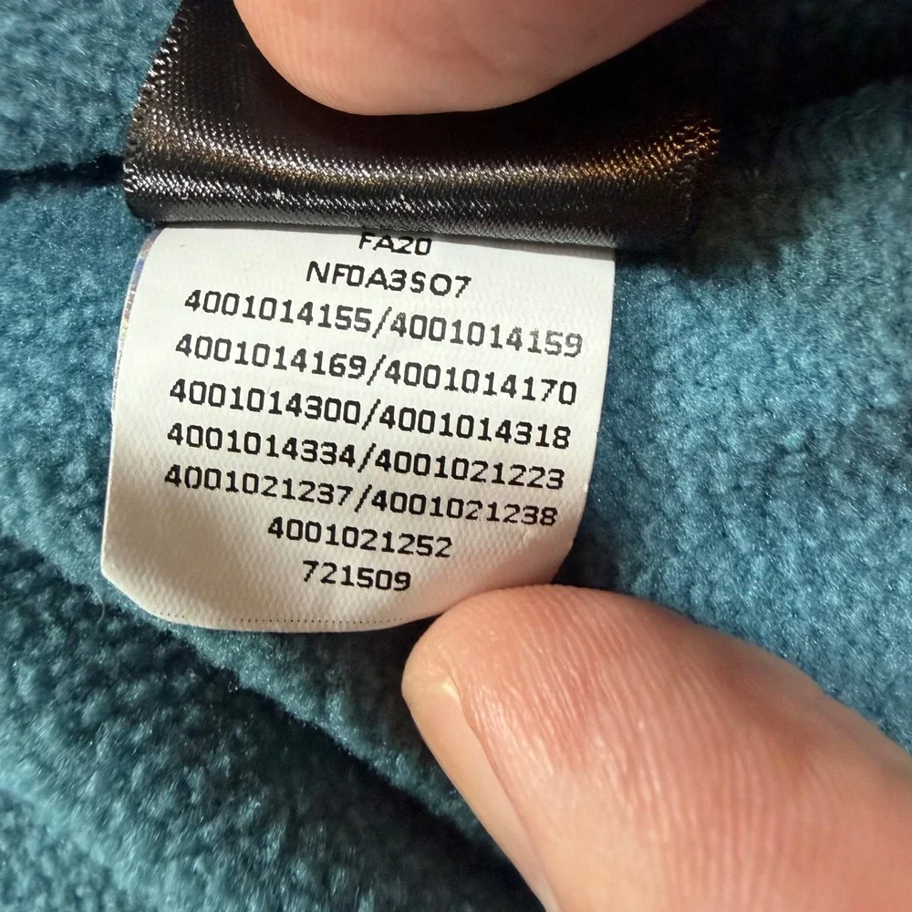 The North Face Mens Canyonlands 1/2 Zip Pullover Blue Fleece XXXL‎