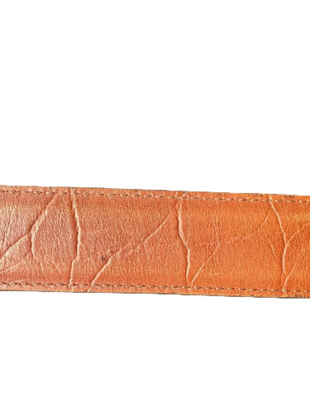 Cartoni Genuine Leather Belt Solid Brass Buckle Brown 36 Made in South Africa