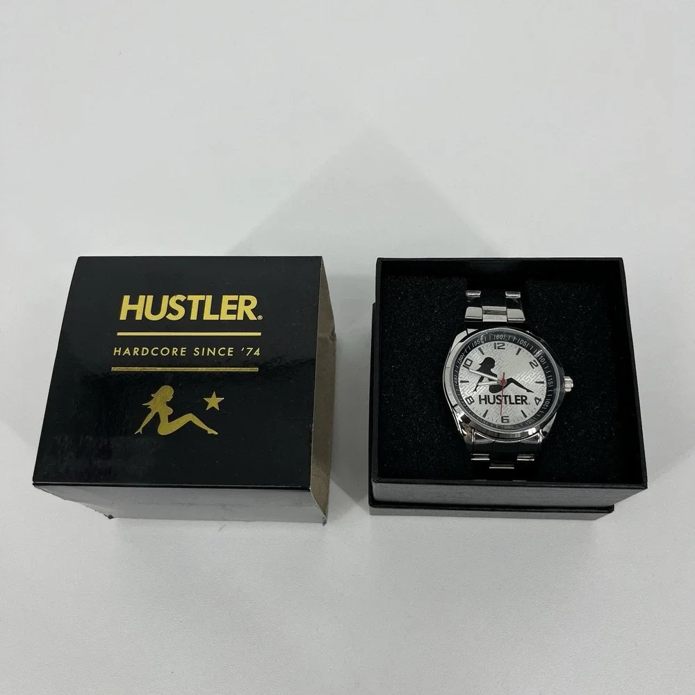 Game Time Men's Silver Hustler Watch TXT Series‎ Sitting Lady Logo New