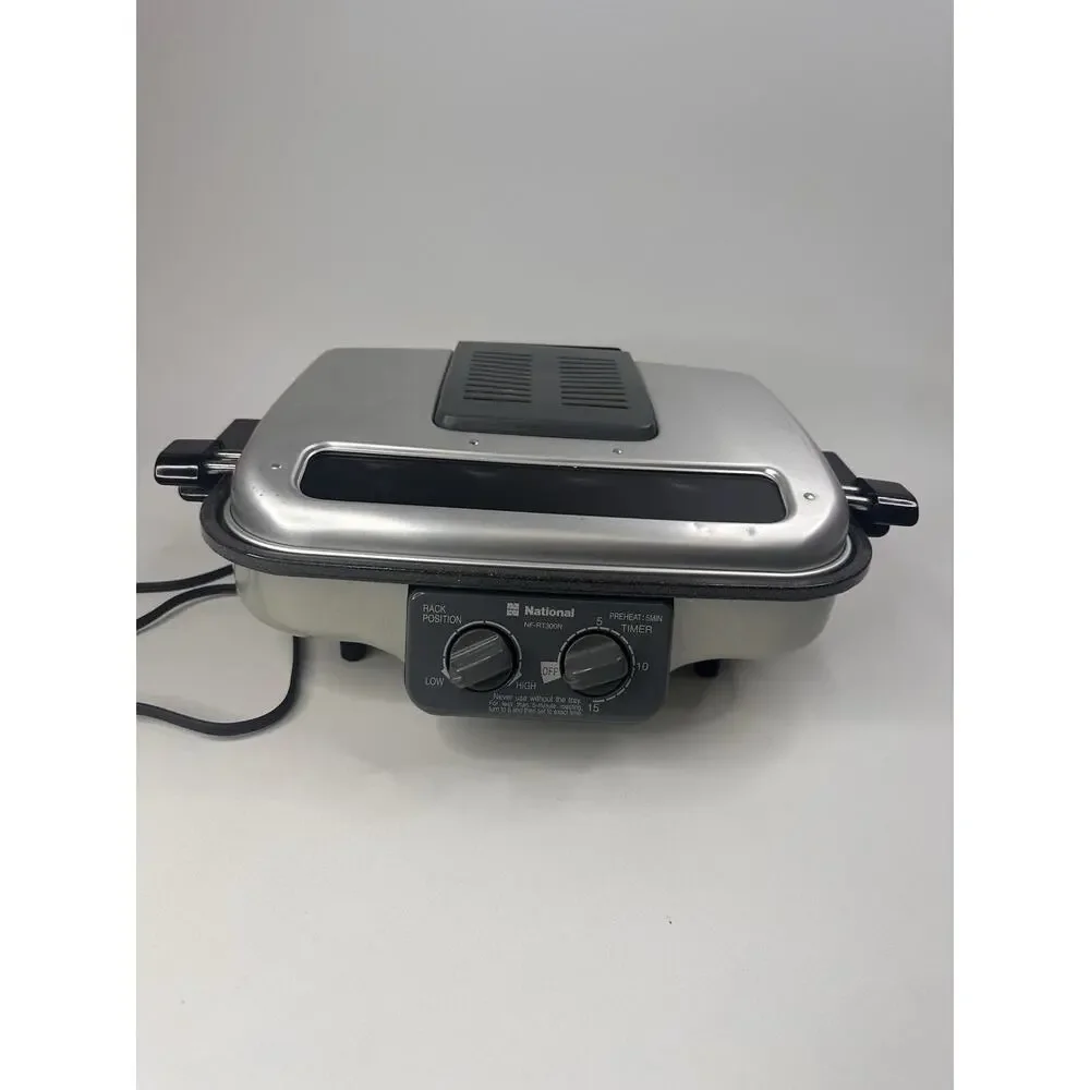 National NF-RT300 Smokeless Fish Roaster Grill Washable Japan 1991