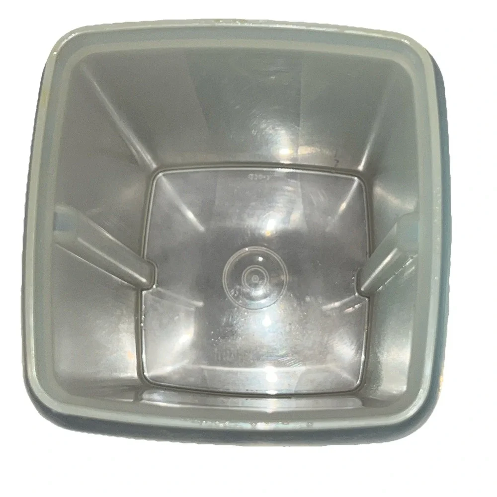Vtg Tupperware Pick-A-Deli Pickle Keeper Large 8 Cup Country Blue #1330 w/Insert