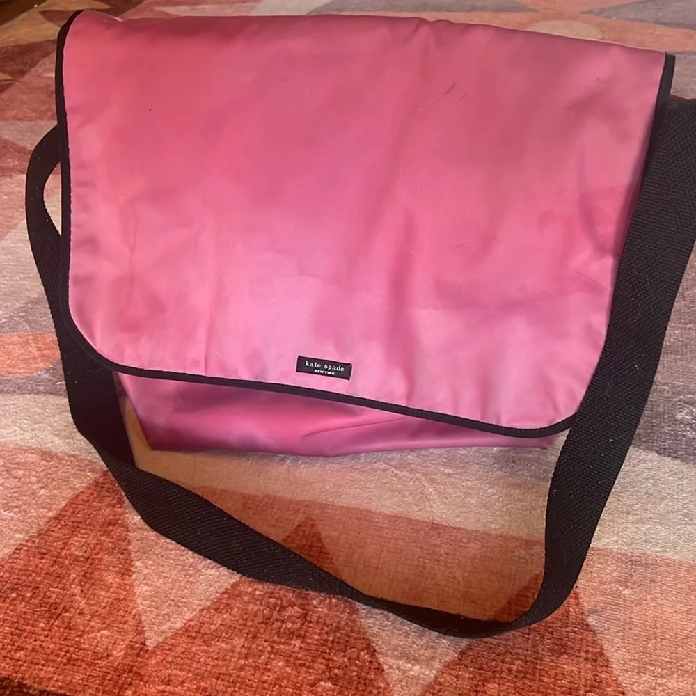 COPY - Kate Spade pink  large laptop shoulder bag. 17Lx13tall x 5W