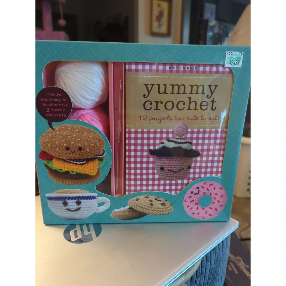 New Sealed - Kristen Rask Yummy Crochet 12 Projects Too Cute To Eat