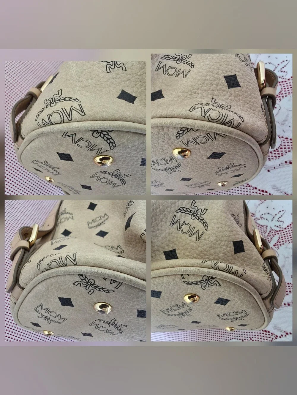 MCM beautiful discoloration authenticity