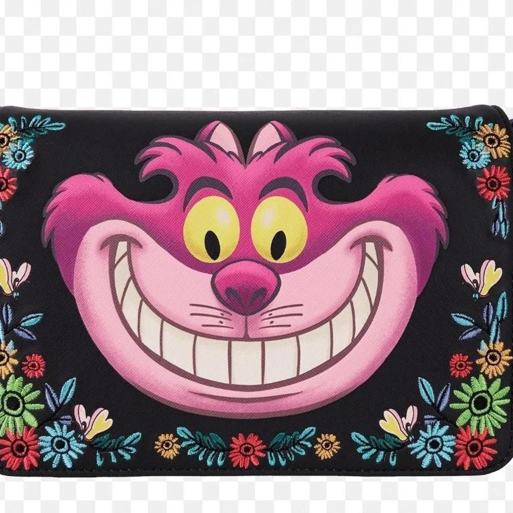 Alice in Wonderland Cheshire Cat Tulgey Wood Crossbody Bag