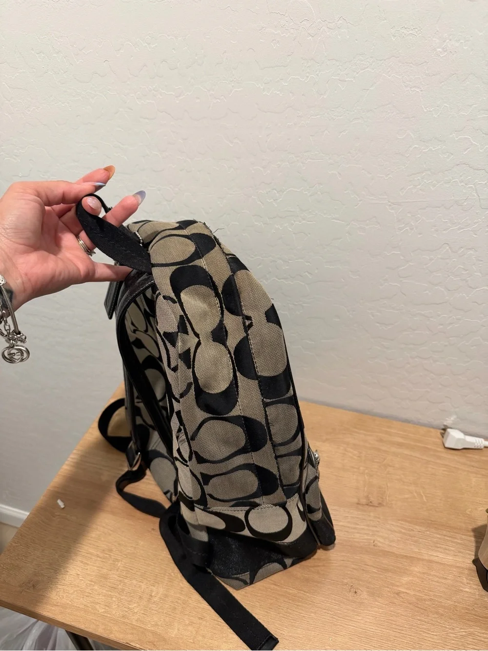 Coach mini backpack