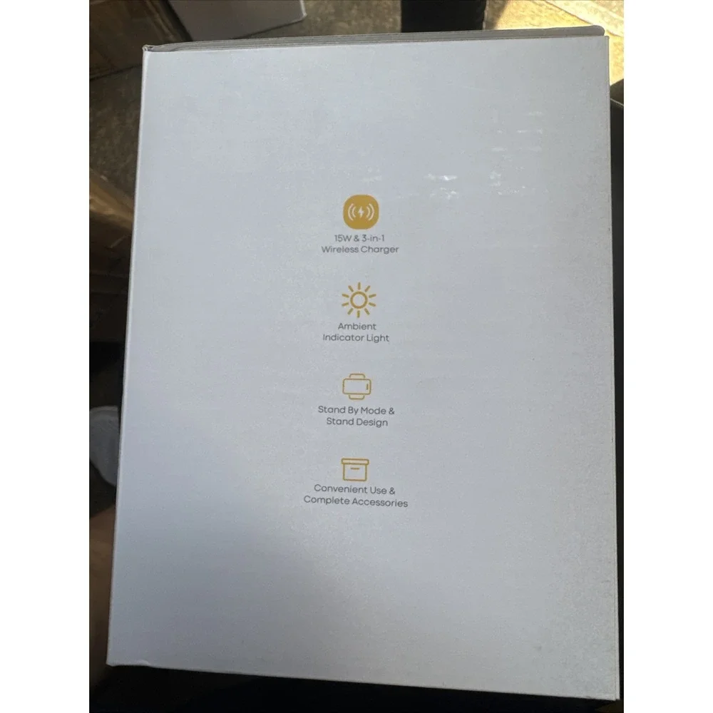 Lamicall 3-in-1 Qi2 Certified Wireless Charging Station With Nightlight