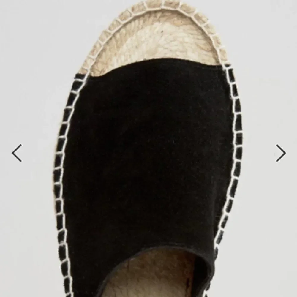 ASOS Black Suede Sandal Espadrilles