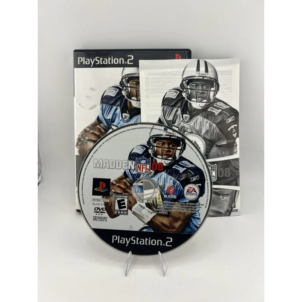 Madden NFL 08 - (Sony PlayStation 2 2007) PS2 CIB‎ Tested