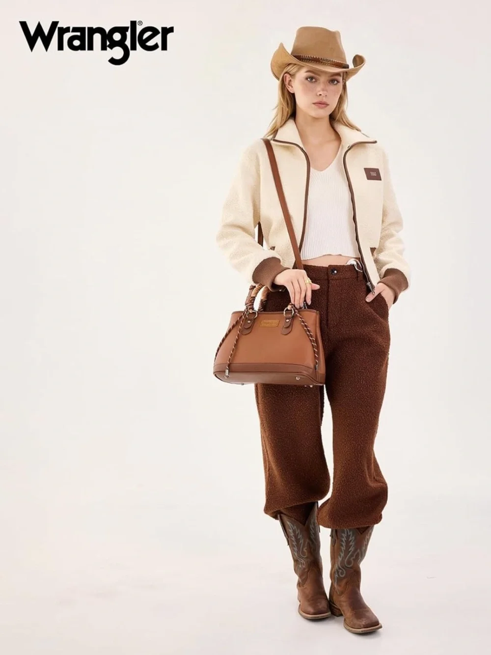 Wrangler structured satchel