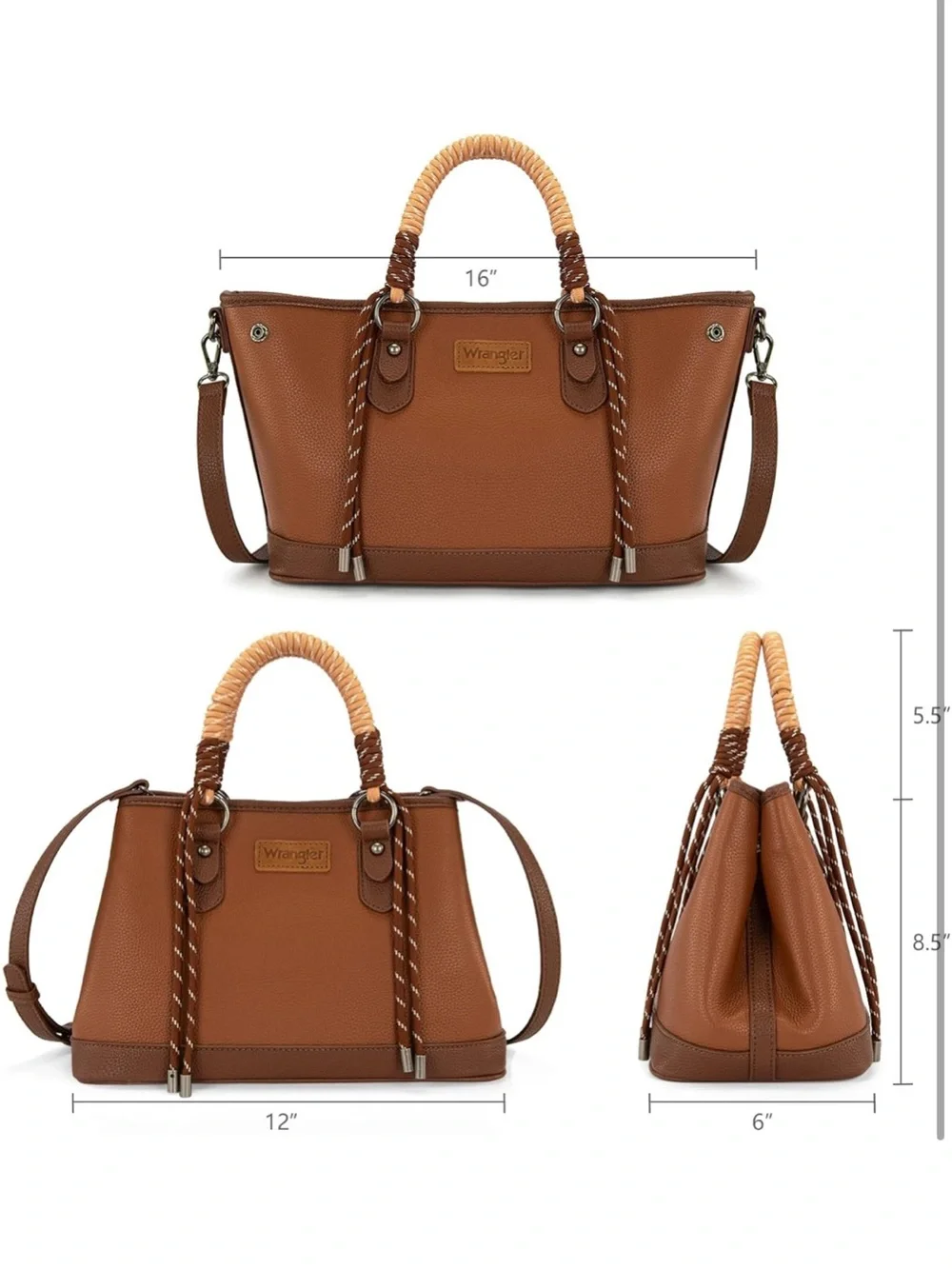 Wrangler structured satchel