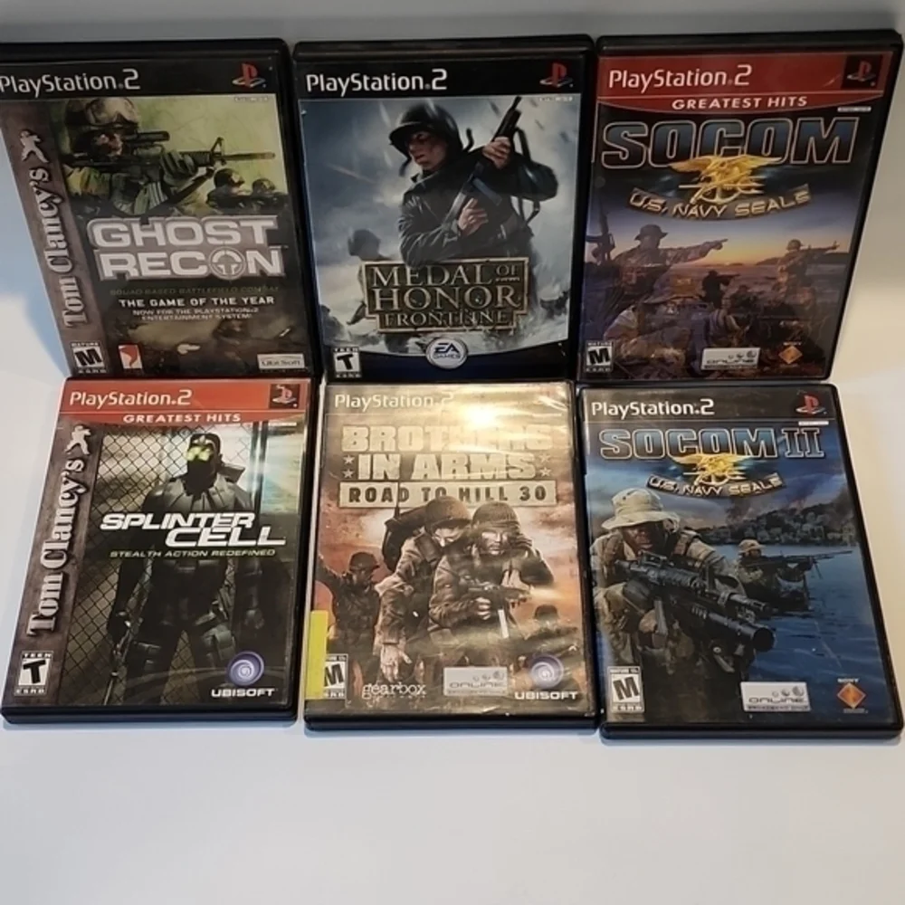 Playstation 2 Lot‎ of 6 Games