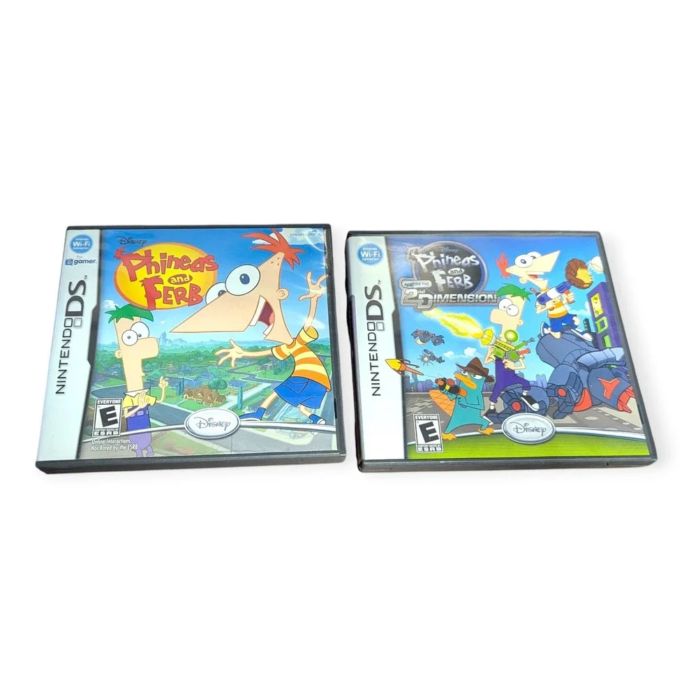 Nintendo DS Phineas and Ferb‎ Collection 2 Game Lot