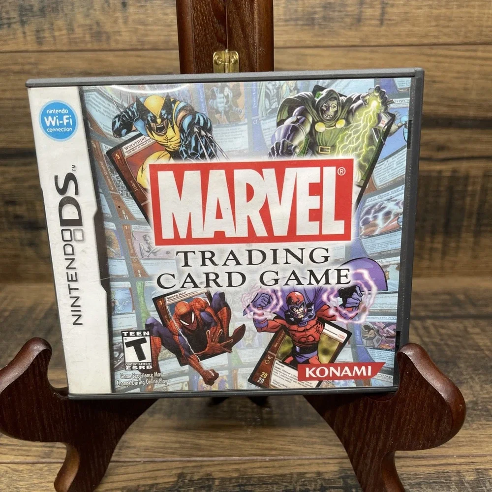 Marvel Trading Card Game (Nintendo DS) Case And Manual ONLY No Game‎ USA Version