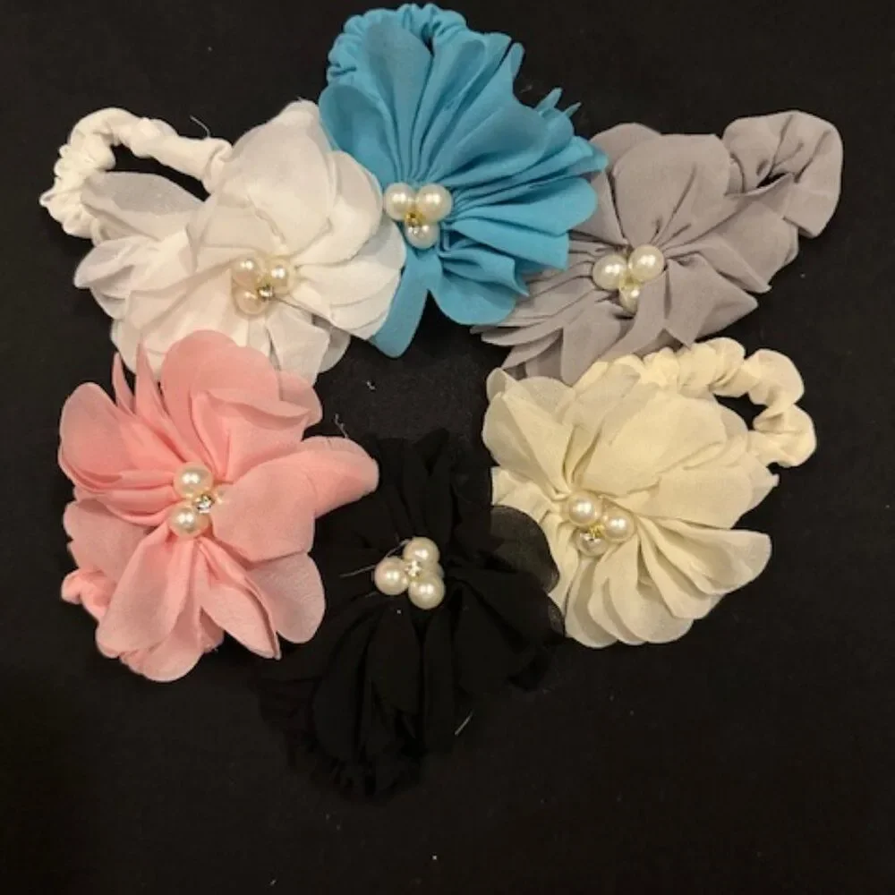 Hand Crafted black flower