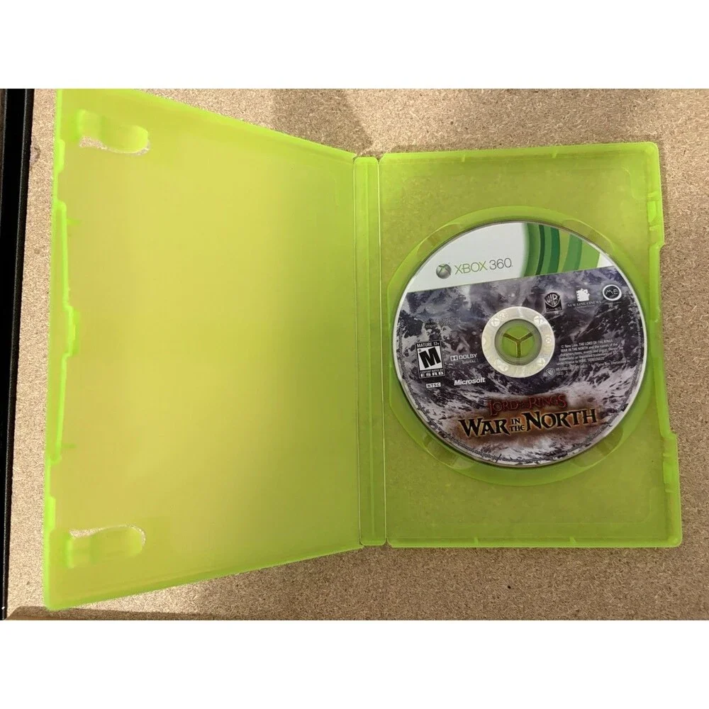Lord of the Rings: War in the North Xbox 360 -Disc Only- Xbox Case Tested!