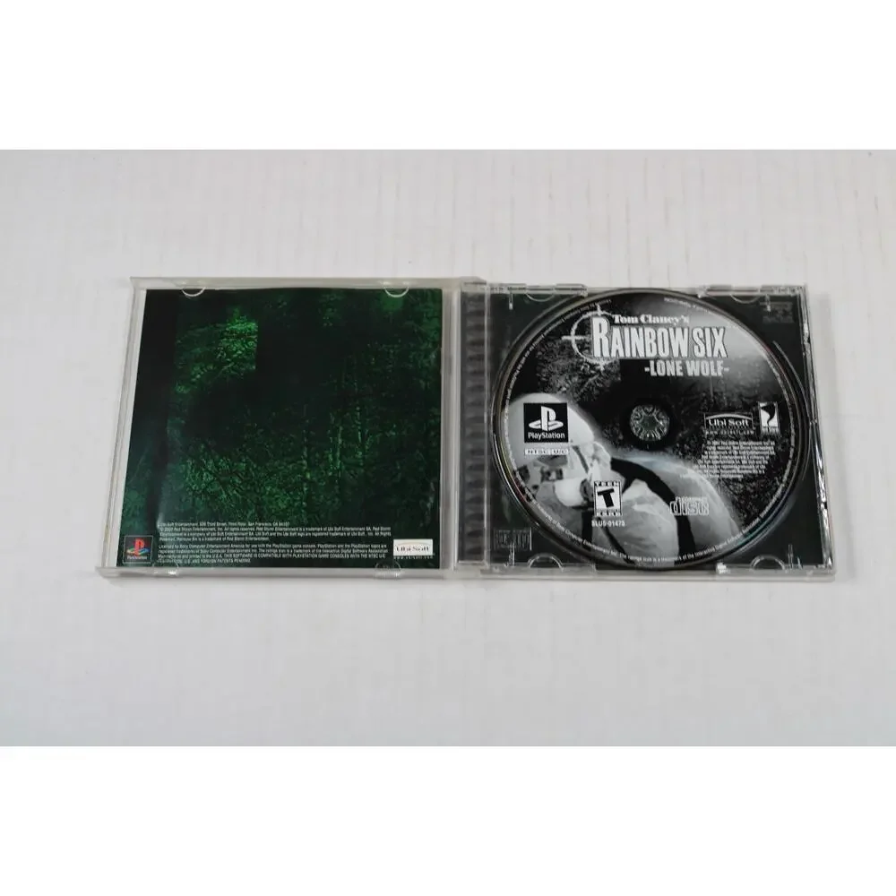 Rainbow Six Lone Wolf Tom Clancy's ORIGINAL Black (Sony Playstation 1) Complete