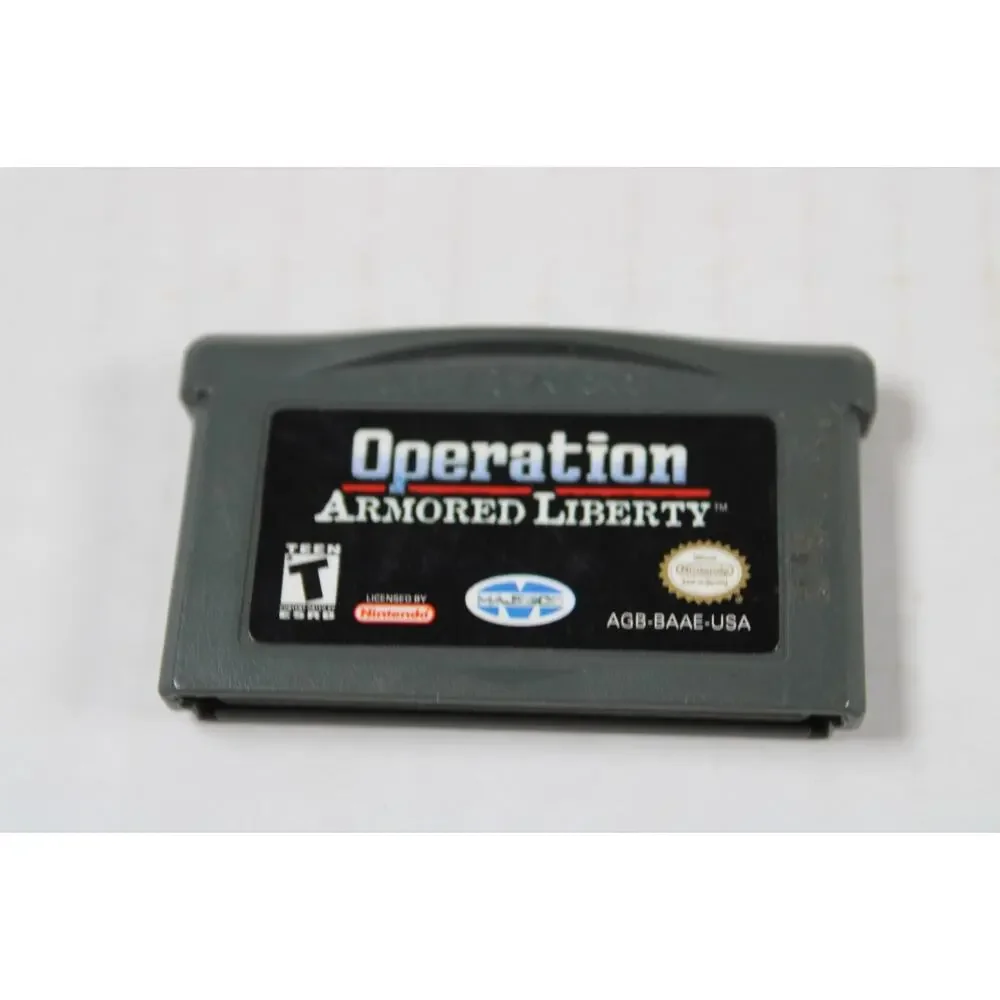 Operation Armored Liberty (Nintendo Game Boy Advance, 2003, GBA) cart only