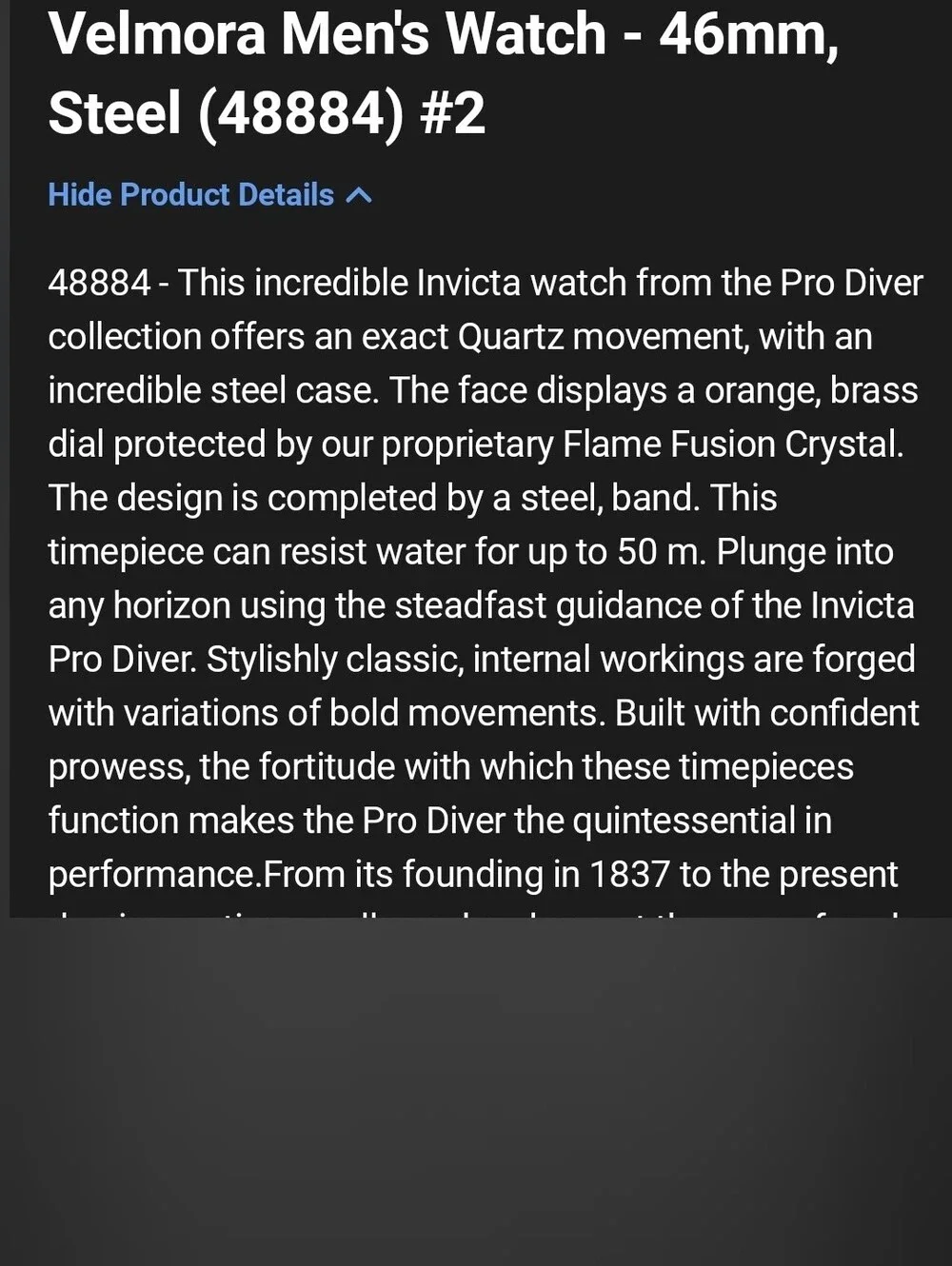 Invicta make bold