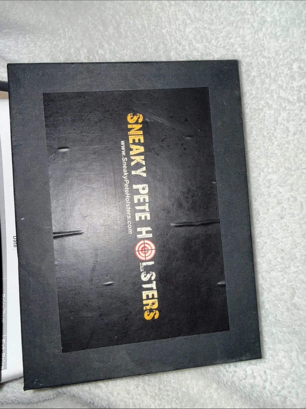 Sneaky Pete Holsters sleek black