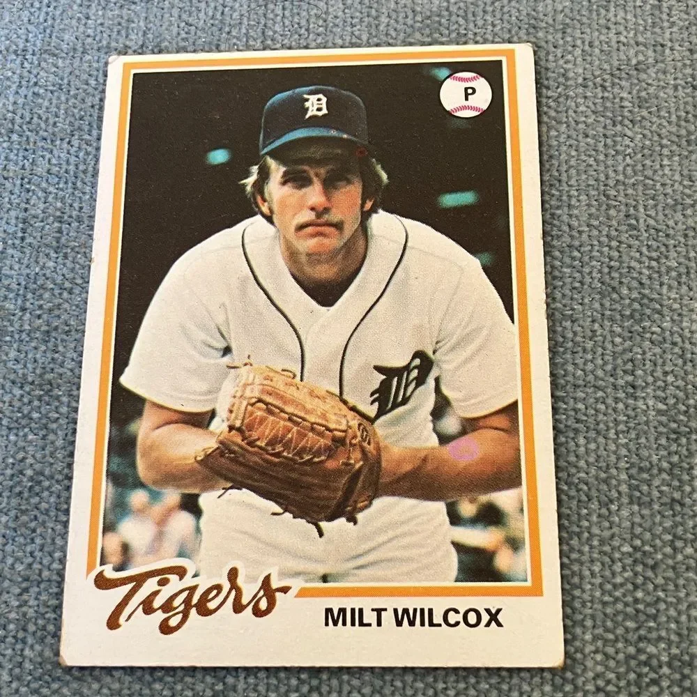 1978 Topps Detroit Tigers Baseball Card Trading Card